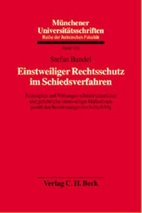 Abbildung von: Einstweiliger Rechtsschutz im Schiedsverfahren - C.H.BECK
