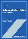 Cover: Au&szlig;enwirtschaftslehre - Springer Gabler