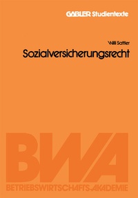 Abbildung von: Sozialversicherungsrecht - Springer Gabler