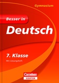 Cover: Besser in Deutsch - Gymnasium 7. Klasse - Cornelsen Scriptor