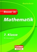 Cover: Besser in Mathematik - Realschule 7. Klasse - Cornelsen Scriptor