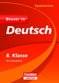 Cover: Besser in Deutsch - Gymnasium 8. Klasse - Cornelsen Scriptor