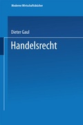 Cover: Handelsrecht - Springer Gabler