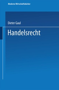 Enlarge image Cover: Handelsrecht - Springer Gabler