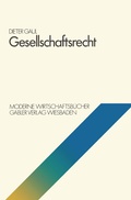 Cover: Gesellschaftsrecht - Springer Gabler