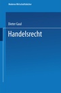 Cover: Handelsrecht - Springer Gabler