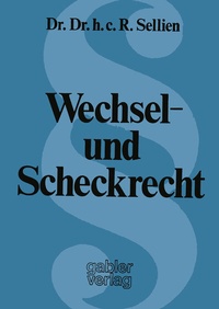 Abbildung von: Wechsel- und Scheckrecht - Springer Gabler
