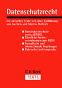 Abbildung von: Datenschutzrecht - C.H.BECK
