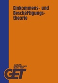 Cover: Einkommens- und Besch&auml;ftigungstheorie - Springer Gabler