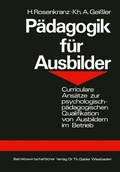 Cover: P&auml;dagogik f&uuml;r Ausbilder - Springer Gabler