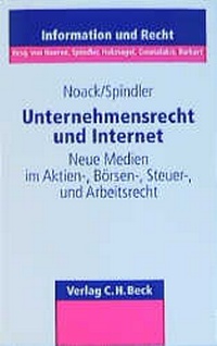 Abbildung von: Unternehmensrecht und Internet - C.H.BECK