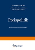 Cover: Preispolitik - Springer Gabler