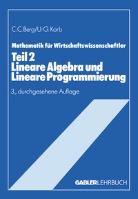 Abbildung von: Lineare Algebra und Lineare Programmierung - Springer Gabler