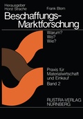 Cover: Beschaffungsmarktforschung - Springer Gabler