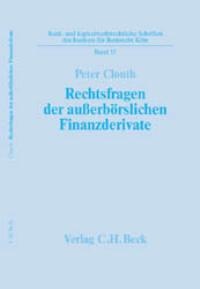 Abbildung von: Rechtsfragen der außerbörslichen Finanz-Derivate - C.H.BECK