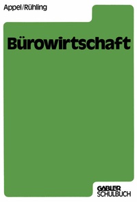 Abbildung von: Bürowirtschaft - Springer Gabler