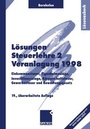 Bild: L&ouml;sungen Steuerlehre 2 Veranlagung 1998 - Springer Gabler