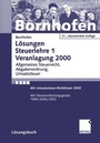 Bild: L&ouml;sungen Steuerlehre 1 Veranlagung 2000 - Springer Gabler