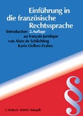 Cover: Einf&uuml;hrung in die franz&ouml;sische Rechtssprache - C.H.BECK