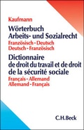 Cover: W&ouml;rterbuch Arbeits- und Sozialrecht - C.H.BECK