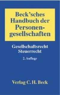 Enlarge image Cover: Beck'sches Handbuch der Personengesellschaften - C.H.BECK