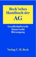 Cover: Beck'sches Handbuch der AG - C.H.BECK