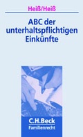 Cover: ABC der unterhaltspflichtigen Eink&uuml;nfte - C.H.BECK