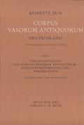 Cover: Vasenforschung und Corpus Vasorum Antiquorum - C.H.BECK