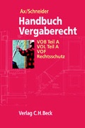 Cover: Handbuch Vergaberecht - C.H.BECK