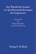Cover: Der Wandel des Staates vor den Herausforderungen der Gegenwart - C.H.BECK
