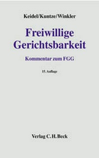 Abbildung von: Freiwillige Gerichtsbarkeit - C.H.BECK