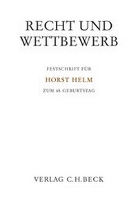 Abbildung von: Recht und Wettbewerb - C.H.BECK