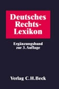 Cover: Deutsches Rechts-Lexikon. In 3 B&auml;nden mit Erg&auml;nzungsband / Deutsches Rechts-Lexikon  Erg&auml;nzungsband - C.H.BECK
