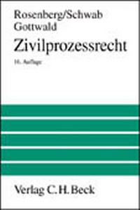 Abbildung von: Zivilprozessrecht - C.H.BECK