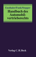 Cover: Handbuch des Automobilvertriebsrechts - C.H.BECK