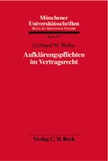 Bild: Aufkl&auml;rungspflichten im Vertragsrecht - C.H.BECK
