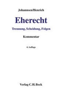 Enlarge image Cover: Eherecht - C.H.BECK