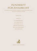 Cover: Fundheft f&uuml;r Zivilrecht. Systematischer Nachweis der deutschen Rechtsprechung... / Fundheft f&uuml;r Zivilrecht  2002 - C.H.BECK