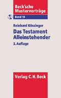 Cover: Das Testament Alleinstehender - C.H.BECK