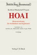 Cover: Honorarordnung f&uuml;r Architekten und Ingenieure (HOAI) - C.H.BECK