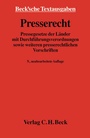 Cover: Presserecht - C.H.BECK