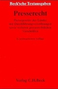 Cover: Presserecht - C.H.BECK