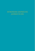 Cover: Bitburger Gespr&auml;che Jahrbuch 2003 - C.H.BECK