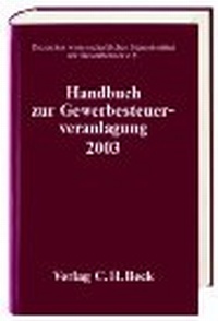 Abbildung von: Handbuch zur Gewerbesteuerveranlagung 2003 - C.H.BECK