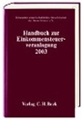 Bild: Handbuch zur Einkommensteuerveranlagung 2003 - C.H.BECK
