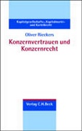 Abbildung von: Konzernvertrauen und Konzernrecht - C.H.BECK