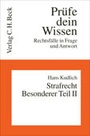 Cover: Strafrecht Besonderer Teil II - C.H.BECK
