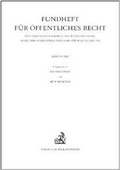 Cover: Fundheft f&uuml;r &Ouml;ffentliches Recht. Systematischer Nachweis der Rechtsprechung,... / Fundheft f&uuml;r &Ouml;ffentliches Recht  2002 - C.H.BECK