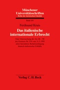 Cover: Das italienische internationale Erbrecht - C.H.BECK