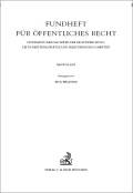 Cover: Fundheft f&uuml;r &Ouml;ffentliches Recht. Systematischer Nachweis der Rechtsprechung,... / Fundheft f&uuml;r &Ouml;ffentliches Recht  2003 - C.H.BECK